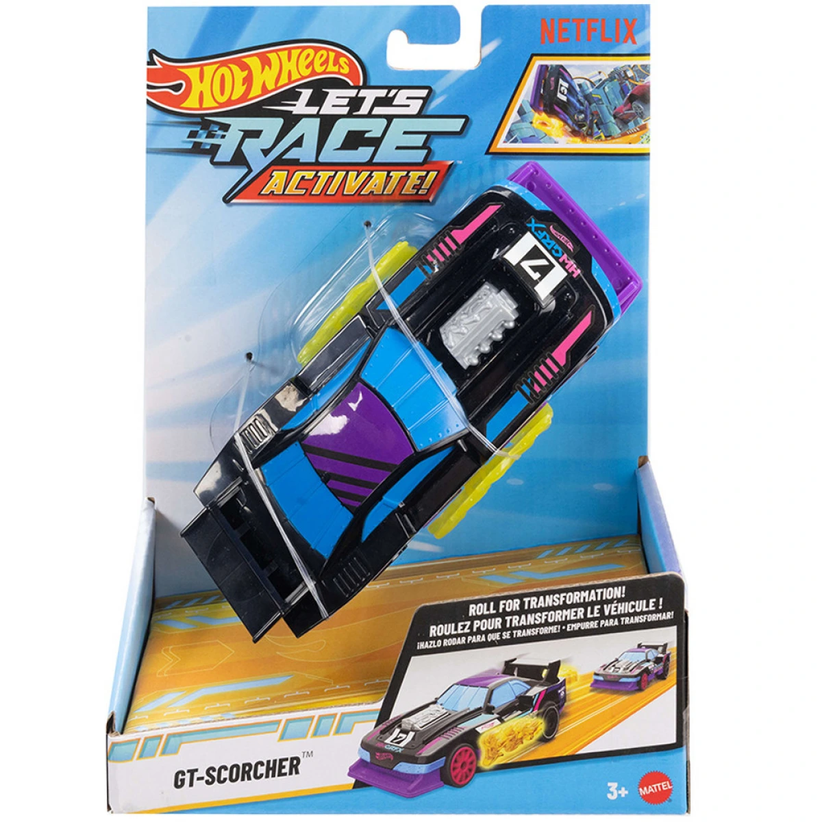 MATTEL HOT WHEELS 1/32 ΩΡΑ ΓΙΑ ΑΓΩΝΑ - GT-SCORCHER JJX15/JJX20