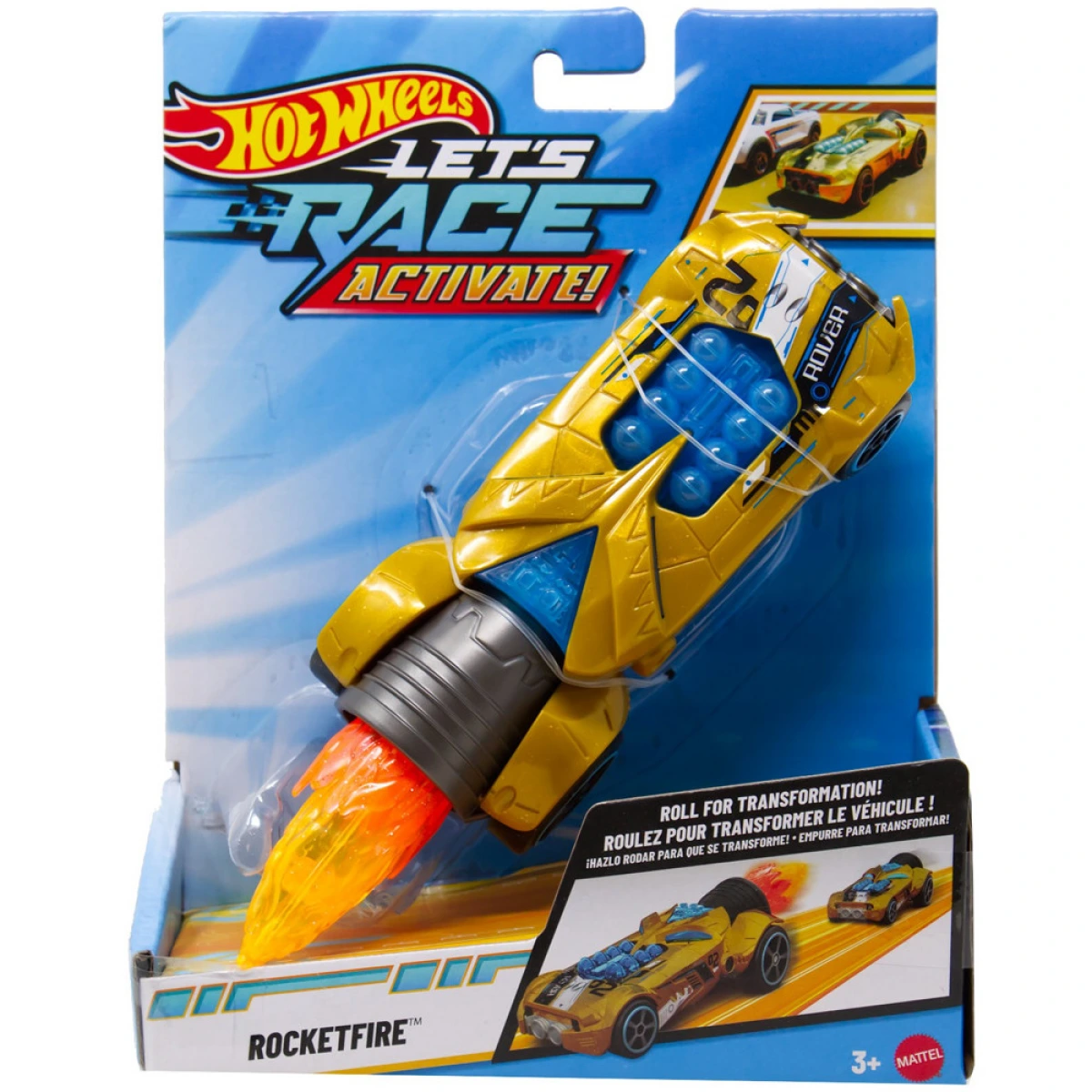 MATTEL MATTEL HOT WHEELS 1/32 ΩΡΑ ΓΙΑ ΑΓΩΝΑ - ROCKETFIRE JJX15/JJX19