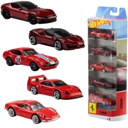 MATTEL MATTEL HOT WHEELS ΑΥΤΟΚΙΝΗΤΑΚΙΑ FERRARI ΣΕΤ ΤΩΝ 5 JLN12