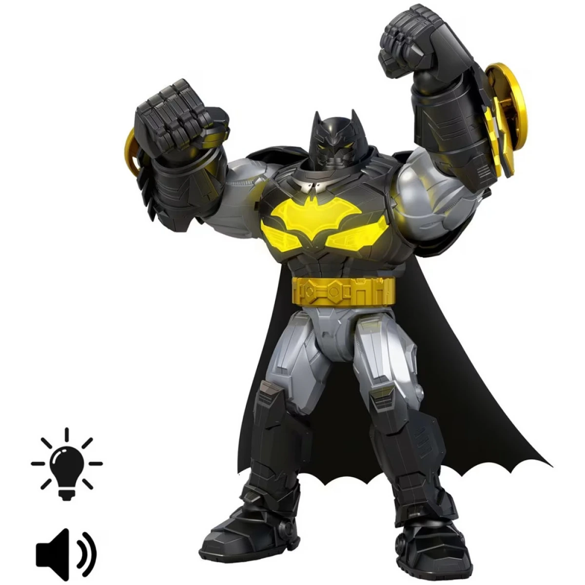 MATTEL DC - BATMAN 15ΕΚ. ΜΕ ΗΧΟ & ΦΩΣ JMD86