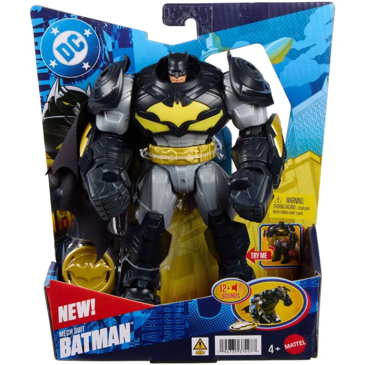 MATTEL DC - BATMAN 15ΕΚ. ΜΕ ΗΧΟ & ΦΩΣ JMD86