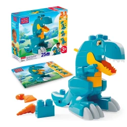 MATTEL MEGA BLOCKS BUILD & CHOMP ΔΕΙΝΟΣΑΥΡΟΣ ΣΕΤ ΚΑΤΑΣΚΕΥΗΣ 3 ΣΕ 1 25ΤΕΜ JMK85