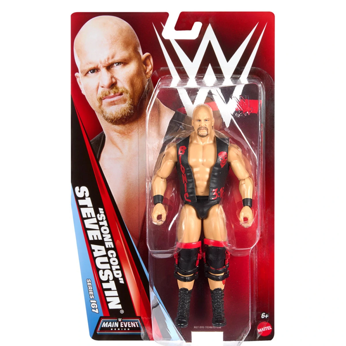 MATTEL WWE ΒΑΣΙΚΕΣ ΦΙΓΟΥΡΕΣ - STONE COLD STEVE AUSTIN GDF62/JHJ27