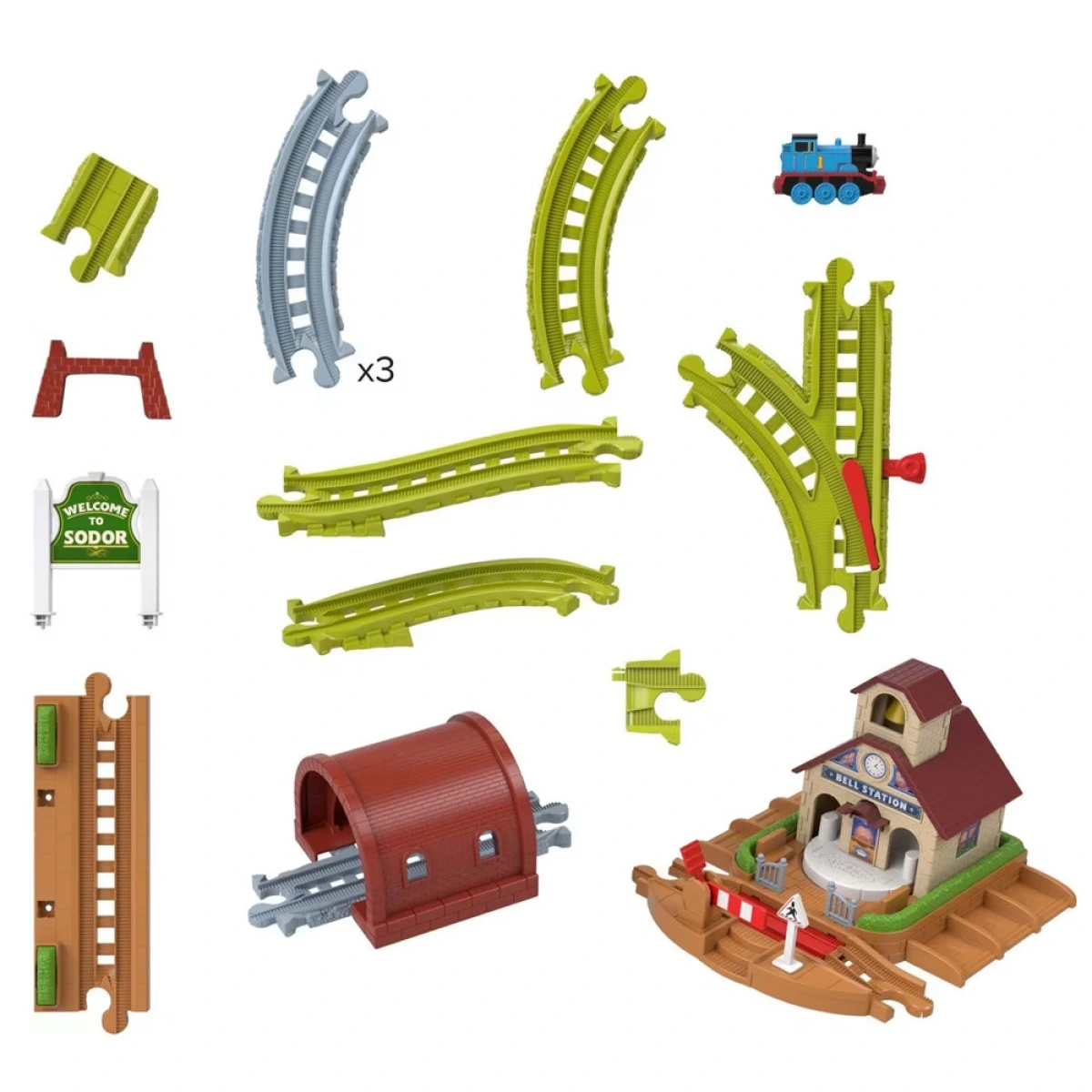 MATTEL TΟΜΑΣ ΠΙΣΤΑ ΣΤΑΘΜΟΣ ΜΠΕΛ JLL35