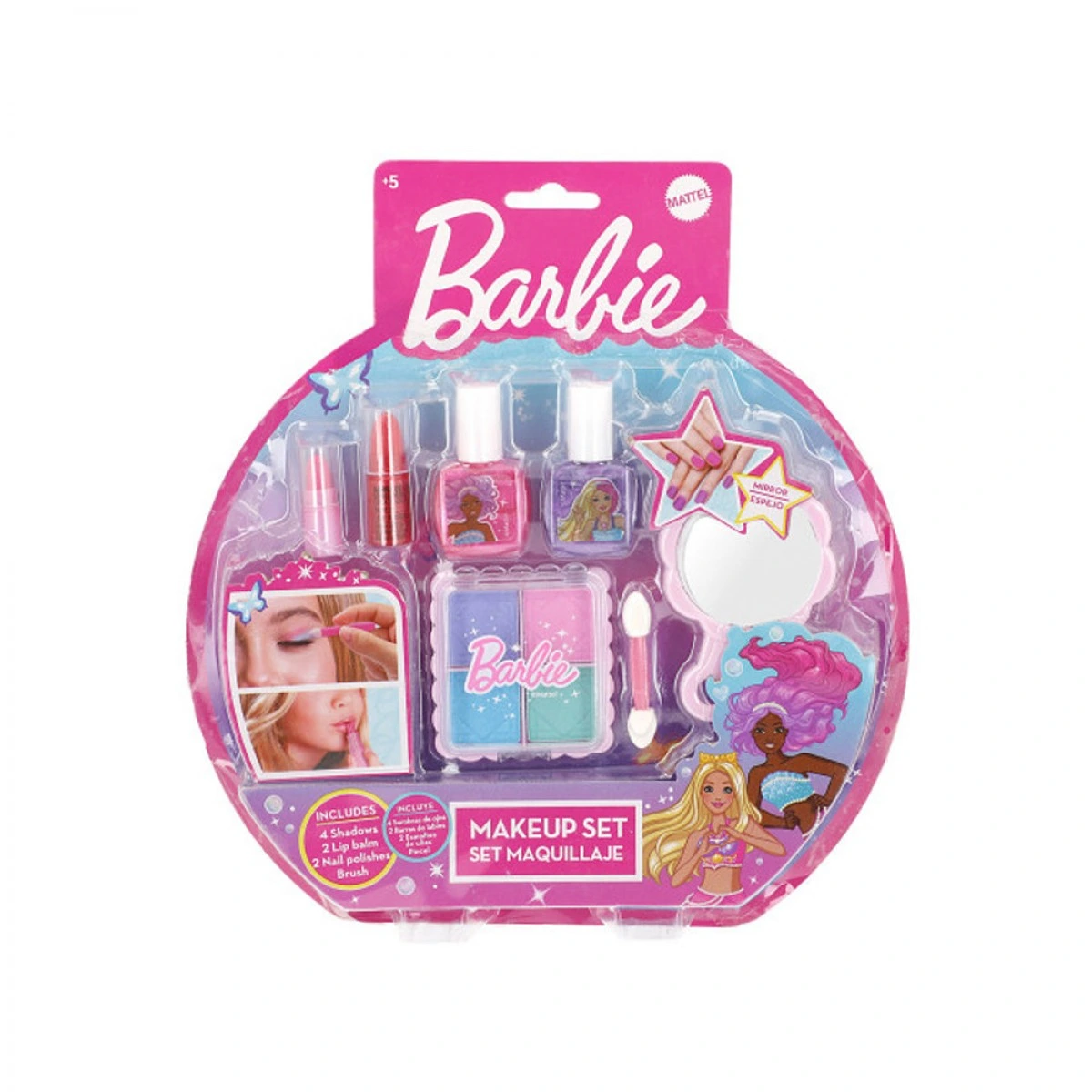 MATTEL MAKE UP BARBIE ΣΕΤ ΜΕ ΚΑΘΡΕΦΤΗ & ΒΕΡΝΙΚΙΑ 77864