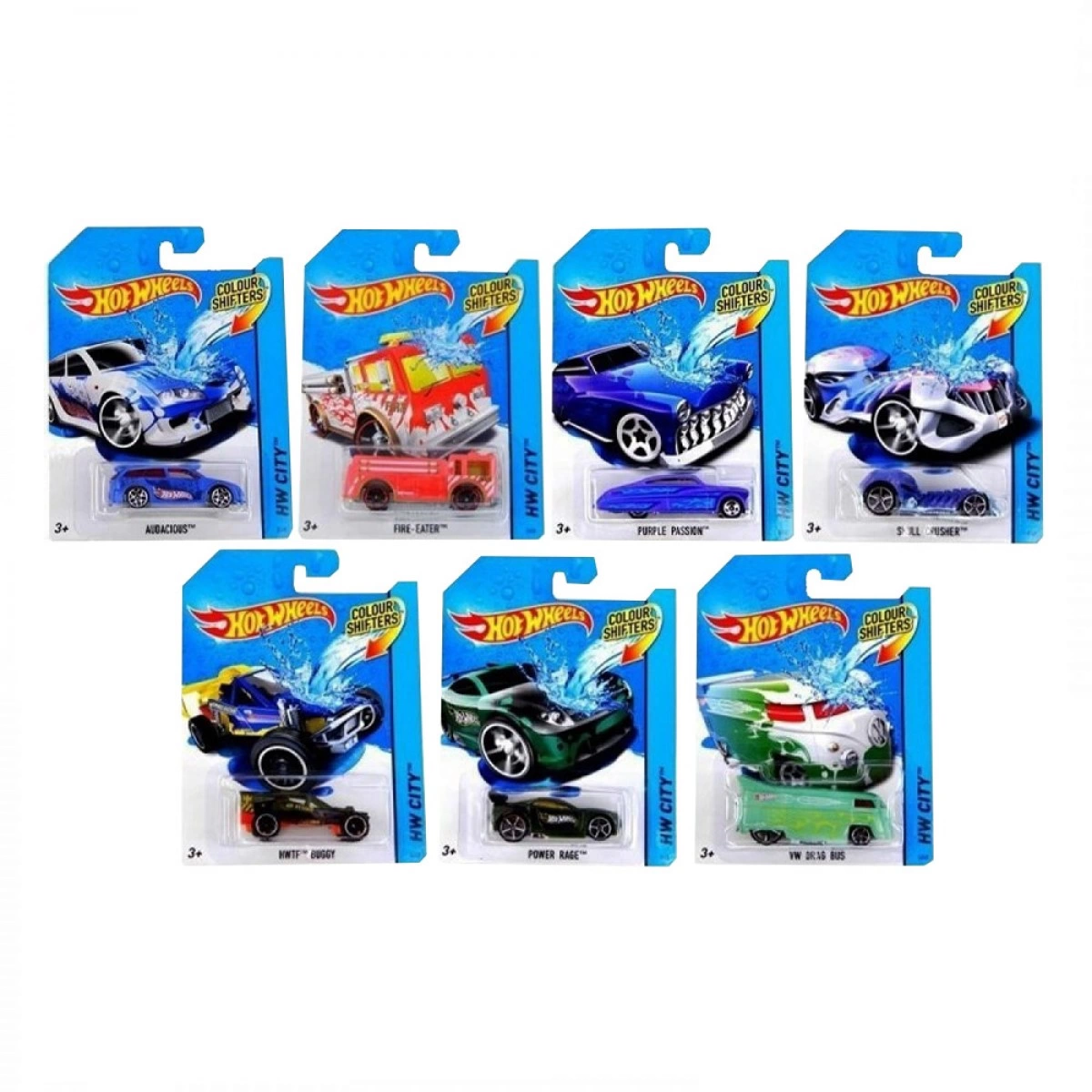 MATTEL HOT WHEELS COLOR CHANGERS ΧΡΩΜΟΚΕΡΑΥΝΟΙ BHR15