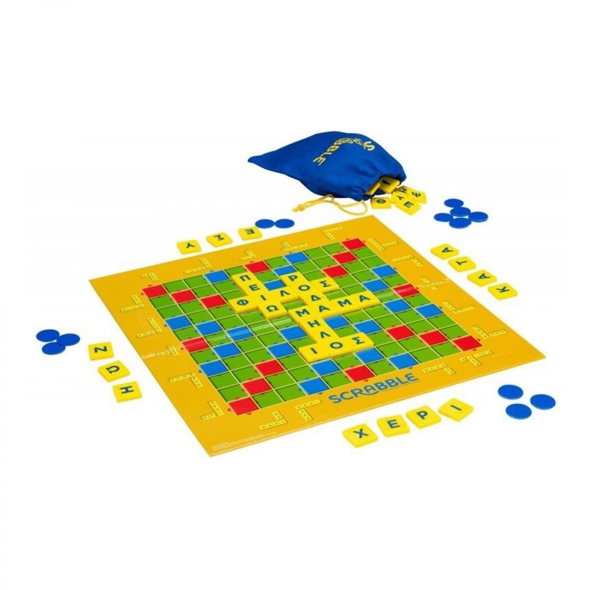 MATTEL BOARD GAME SCRABBLE JUNIOR Y9672 (GREEK)