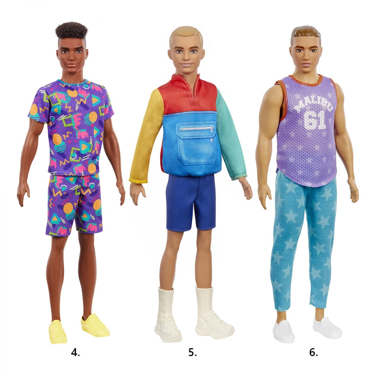 MATTEL BARBIE KEN FASHIONISTAS DWK44
