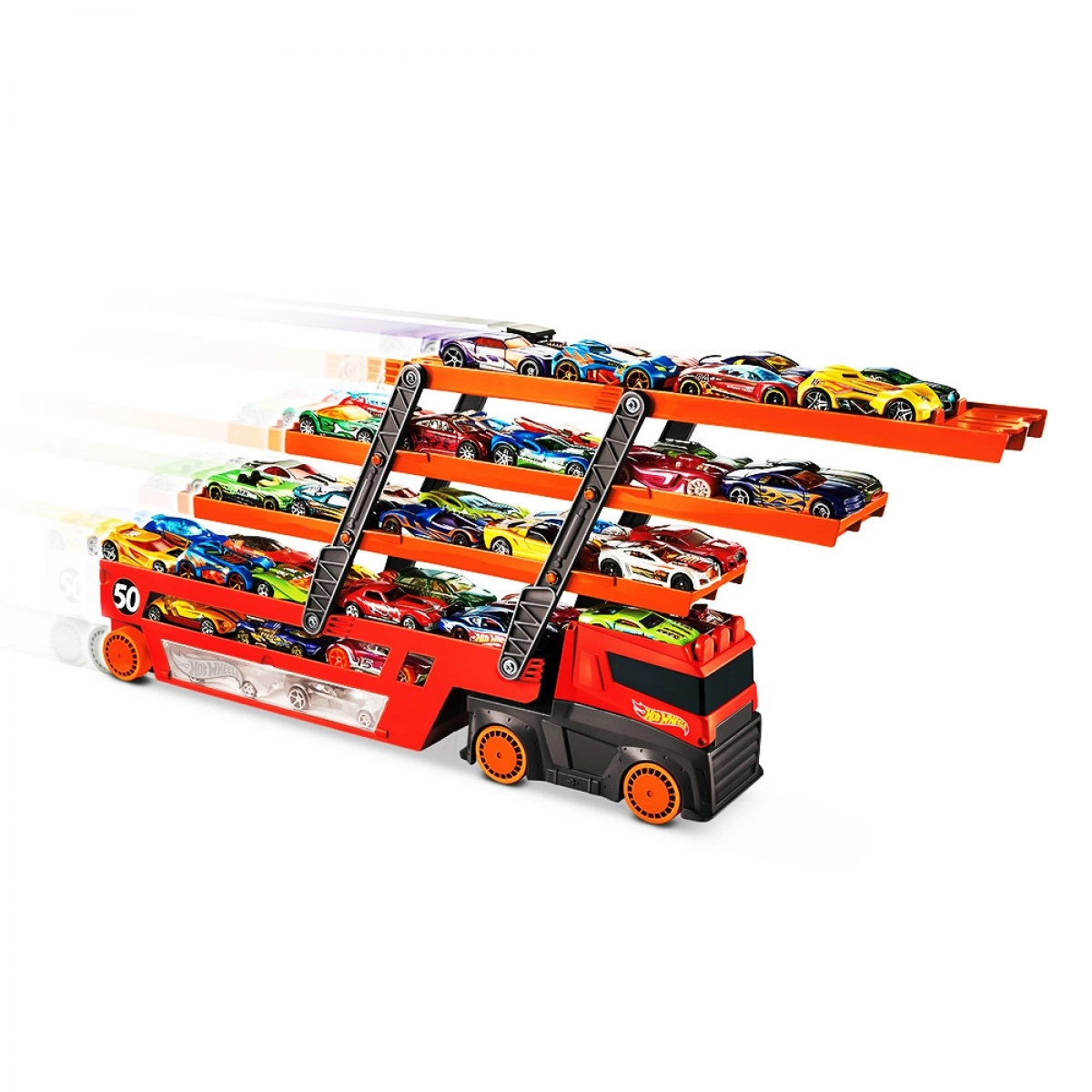 MATTEL HOT WHEELS NEW TRUCK 6-LEVEL GHR48
