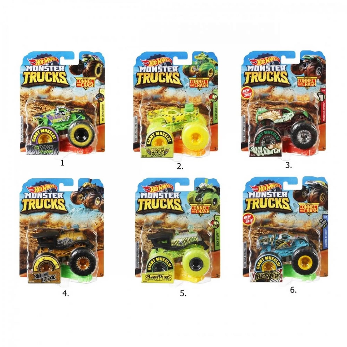 MATTEL HOT WHEELS ΟΧΗΜΑΤΑ MONSTER TRUCKS FYJ44