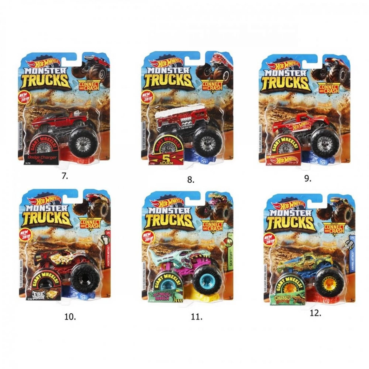 MATTEL HOT WHEELS ΟΧΗΜΑΤΑ MONSTER TRUCKS FYJ44