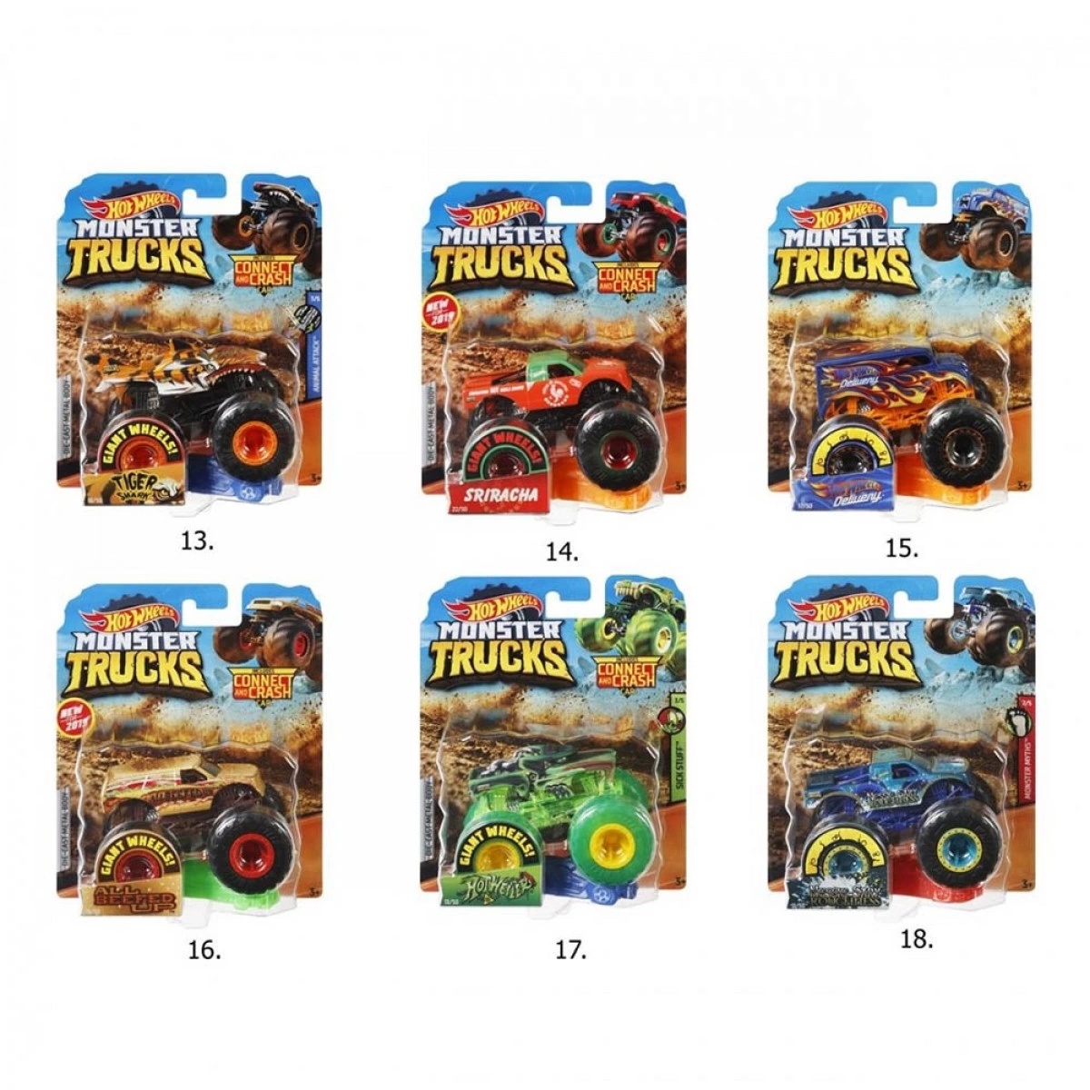 MATTEL HOT WHEELS ΟΧΗΜΑΤΑ MONSTER TRUCKS FYJ44