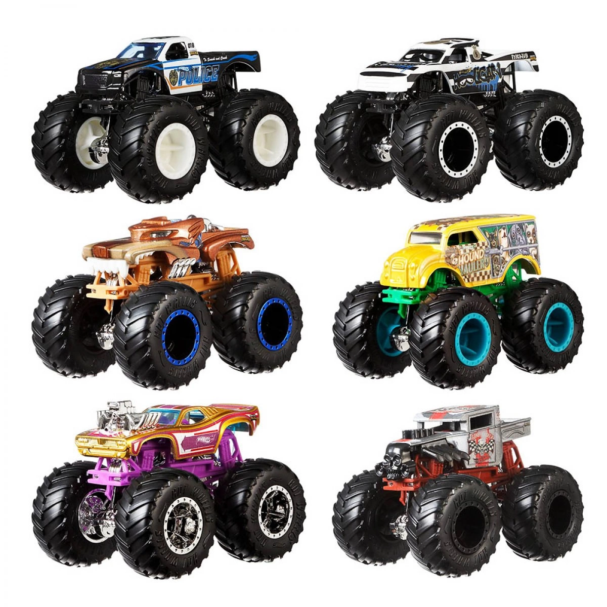 MATTEL HOT WHEELS ΟΧΗΜΑΤΑ MONSTER TRUCKS ΣΕΤ ΤΩΝ 2 FYJ64