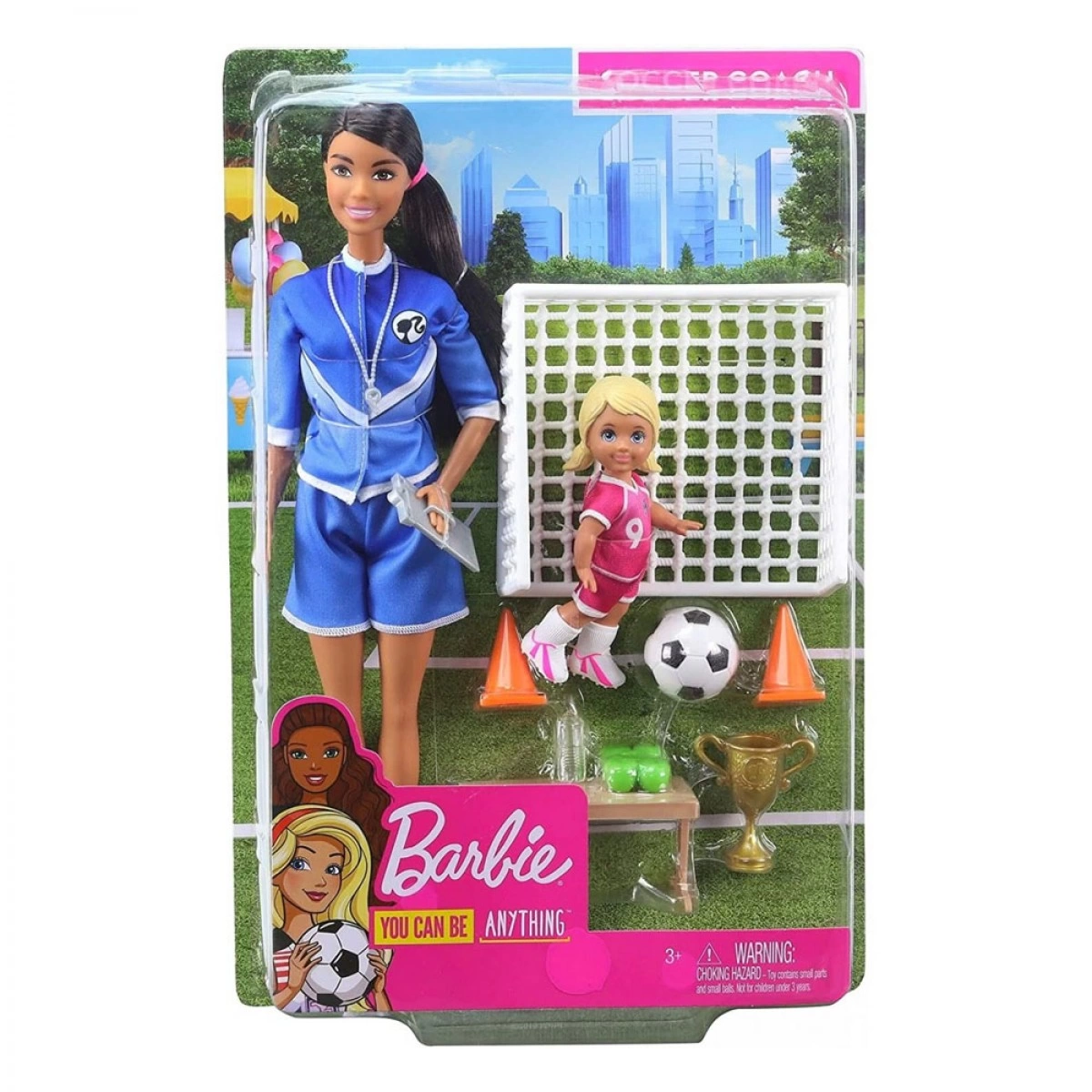 MATTEL BARBIE ΠΡΟΠΟΝΗΤΡΙΑ ΠΟΔΟΣΦΑΙΡΟΥ (2 ΣΧΕΔΙΑ) GLM53
