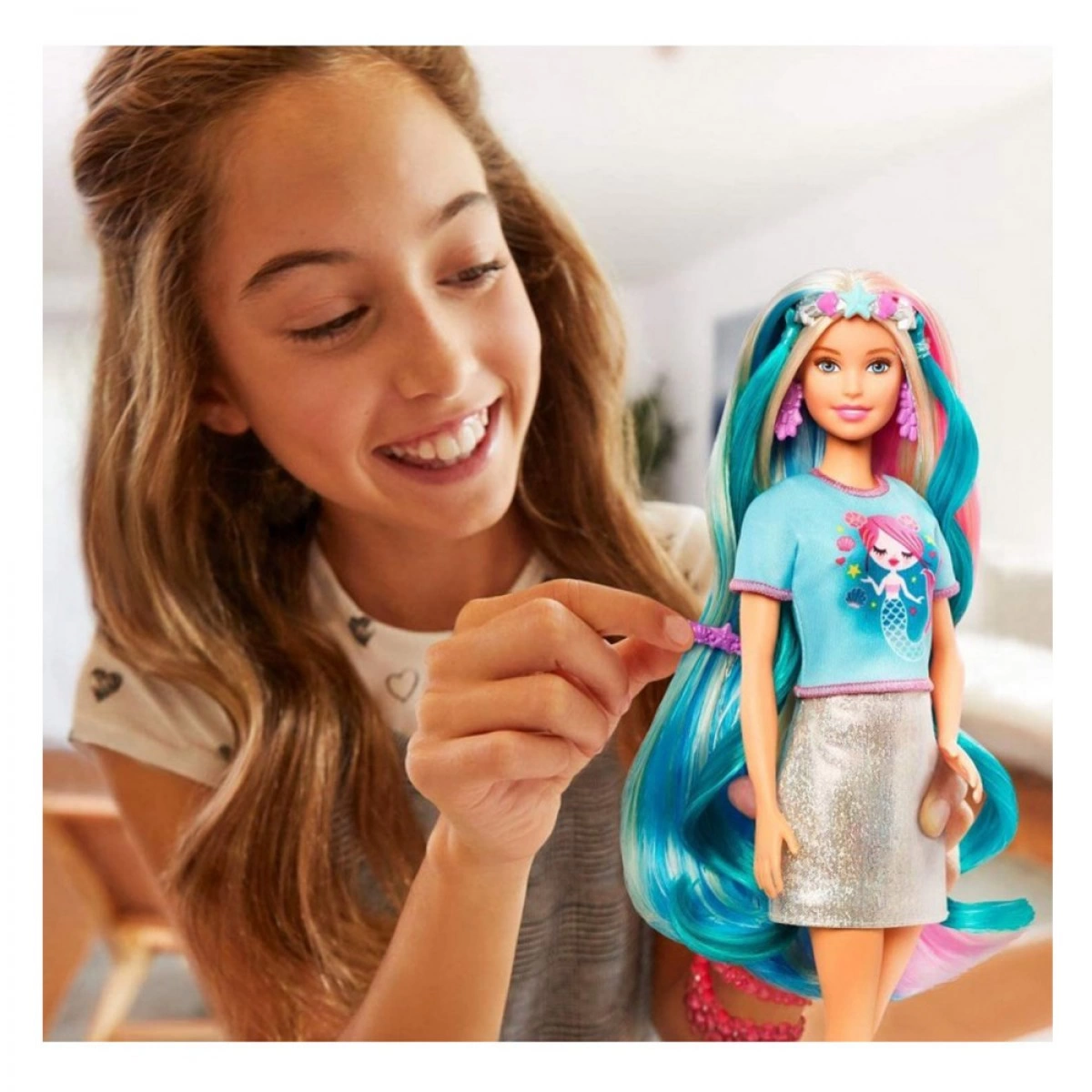 MATTEL BARBIE ΦΑΝΤΑΣΤΙΚΑ ΜΑΛΛΙΑ GHN04