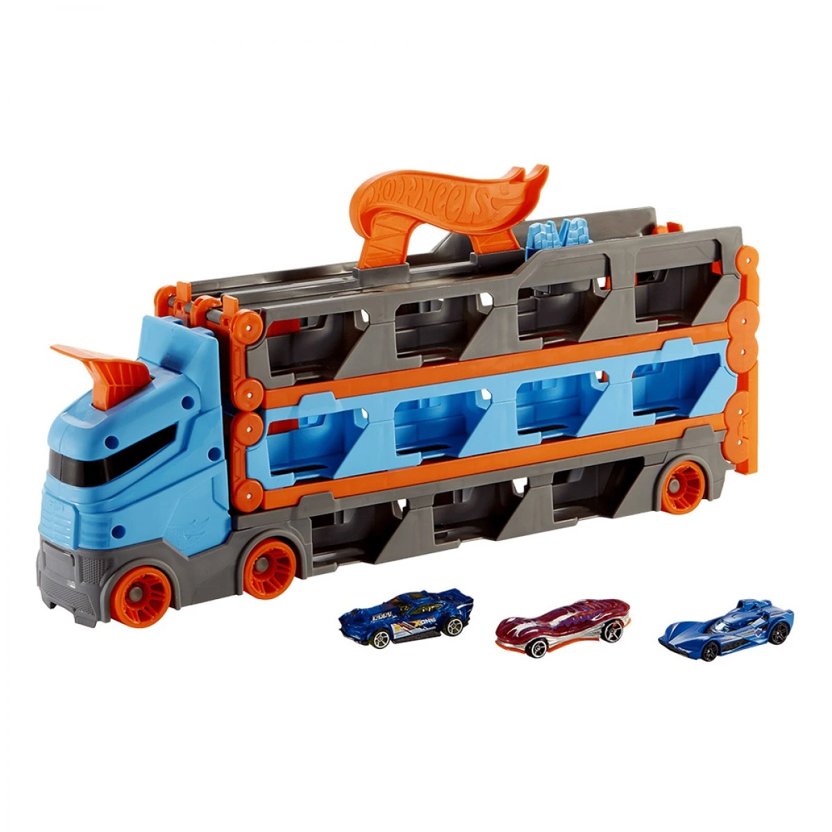 MATTEL HOT WHEELS RACE TRUCK CARRIER 2 IN 1 GVG37