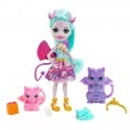 MATTEL ENCHANTIMALS ROYALS ΚΟΥΚΛΑ ΚΑΙ ΟΙΚΟΓΕΝΕΙΑ ΔΡΑΚΟΙ GYJ09