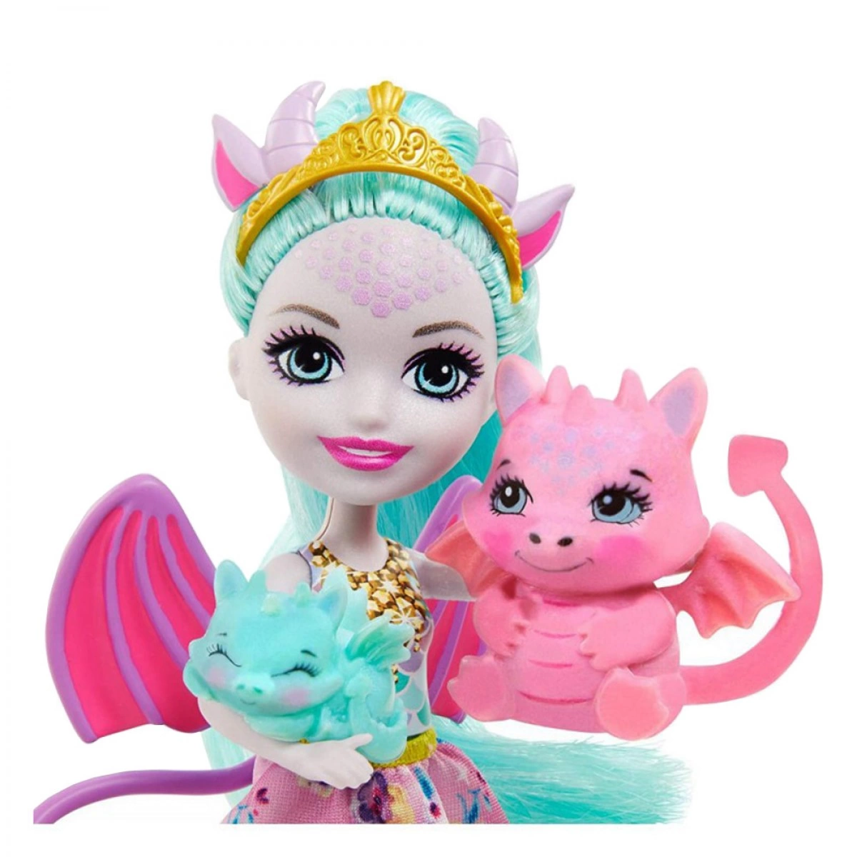 MATTEL ENCHANTIMALS ROYALS ΚΟΥΚΛΑ ΚΑΙ ΟΙΚΟΓΕΝΕΙΑ ΔΡΑΚΟΙ GYJ09