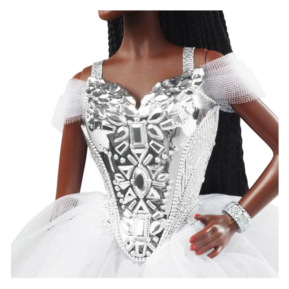 MATTEL BARBIE SILVER HOLIDAY GXL19