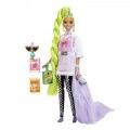 MATTEL BARBIE EXTRA -NEON GREEN HAIR HDJ44
