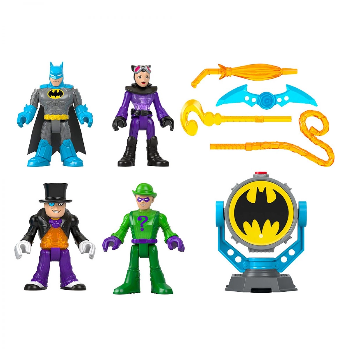 MATTEL IMAGINEXT BAT-TECH-SIGNAL ΣΕΤ ΤΩΝ 4 HFD47