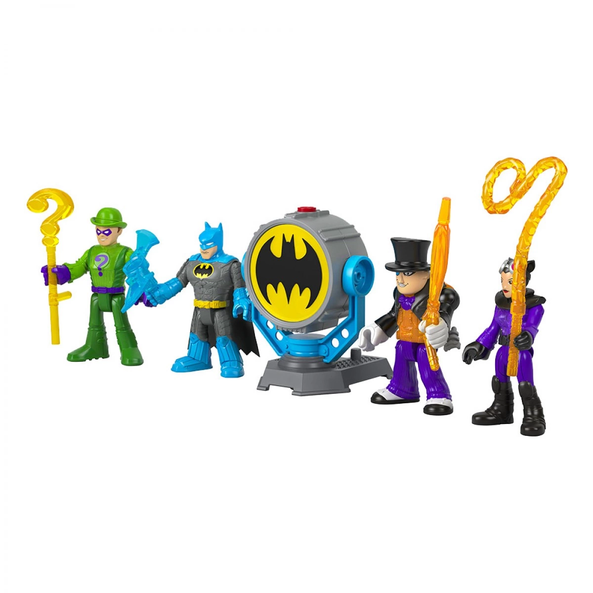 MATTEL IMAGINEXT BAT-TECH-SIGNAL ΣΕΤ ΤΩΝ 4 HFD47