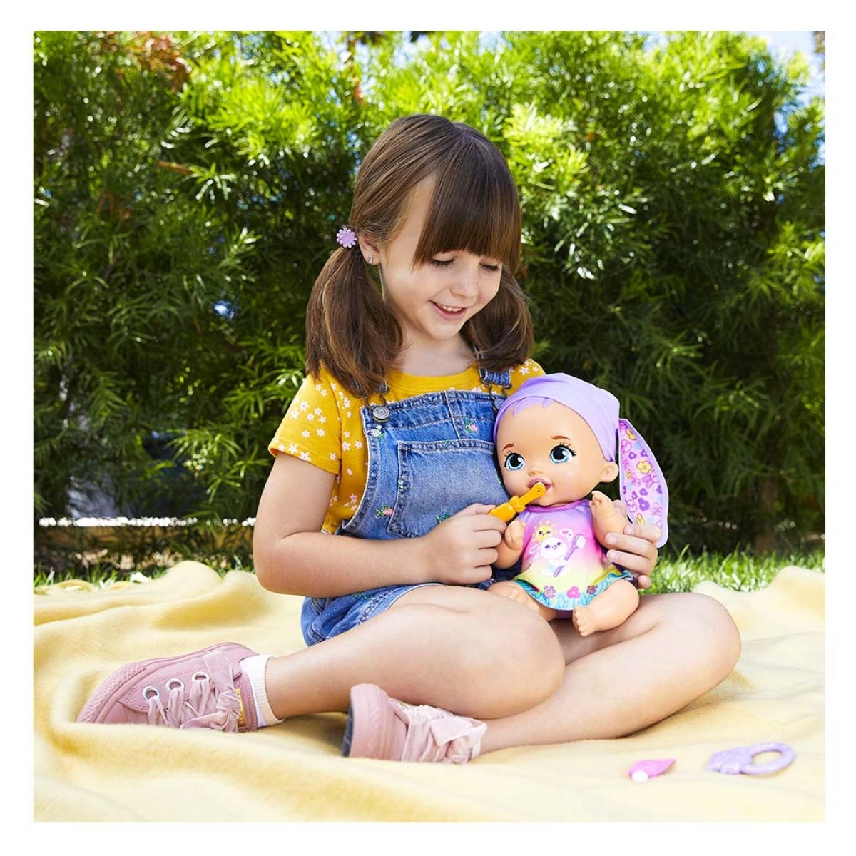 MATTEL MY GARDEN BABY ΜΩΡΑΚΙ ΛΑΓΟΥΔΑΚΙ-ΡΟΖ ΜΑΛΛΙΑ HGC12