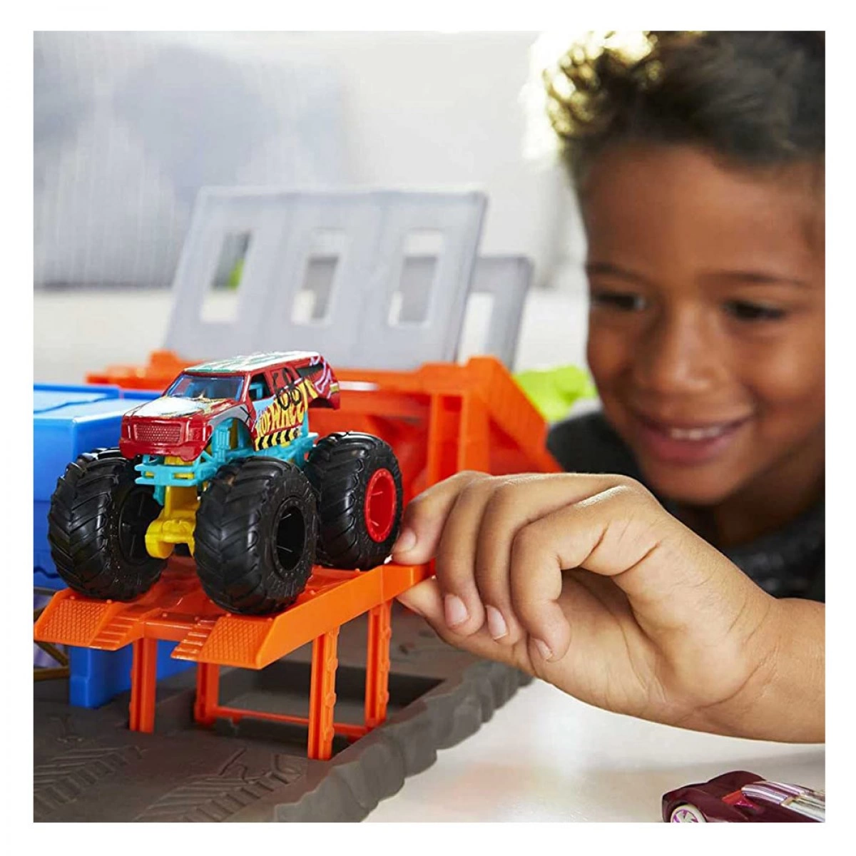 MATTEL HOT WHEELS MONSTER TRUCKS ΣΕΤ ΕΚΡΗΞΕΙΣ ΣΥΓΚΡΟΥΣΕΙΣ HFB12