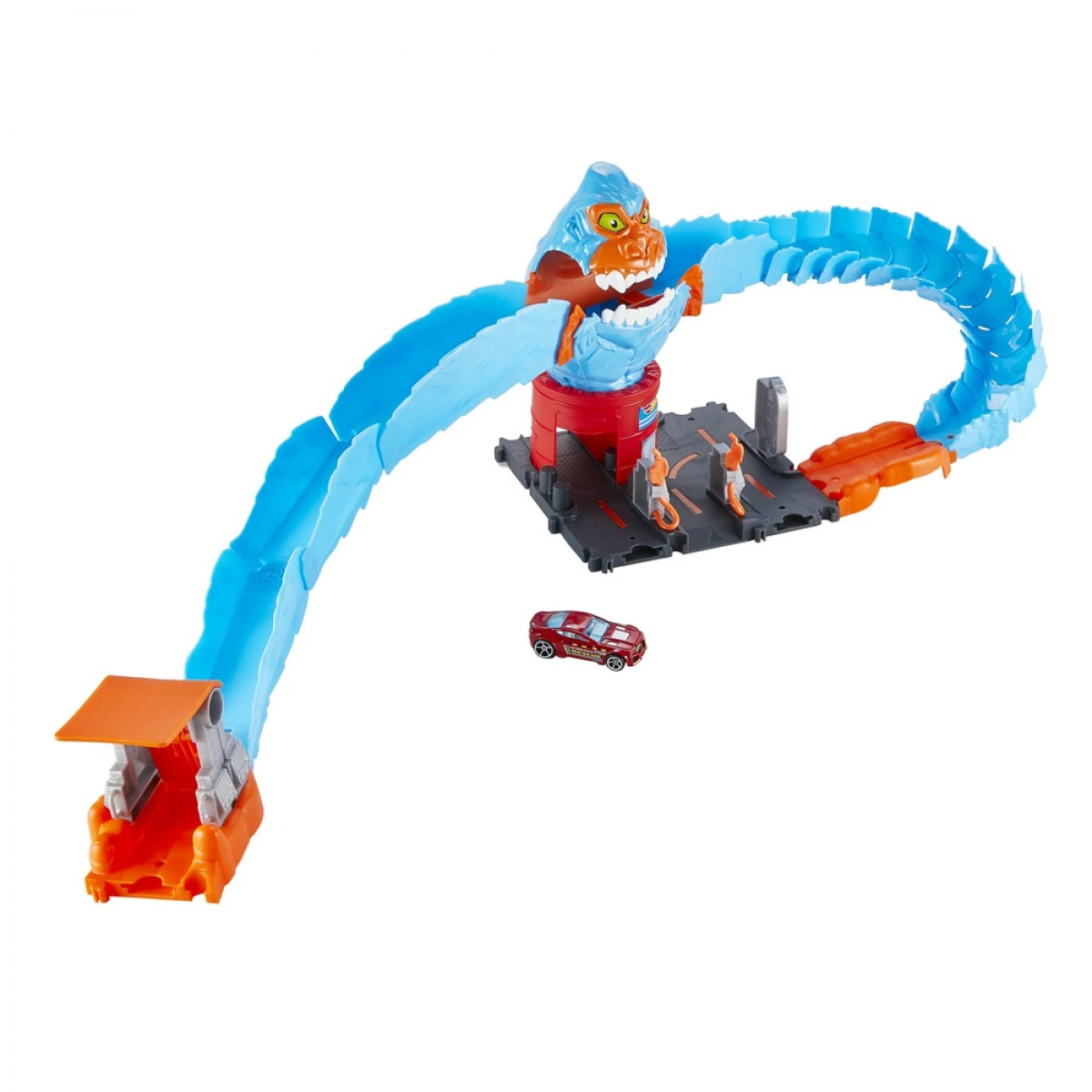 MATTEL HOT WHEELS ΠΙΣΤΕΣ CITY ΜΕ ΘΗΡΙΑ WRECK & RIDE GORILLA ATTACK HDR29/HDR30