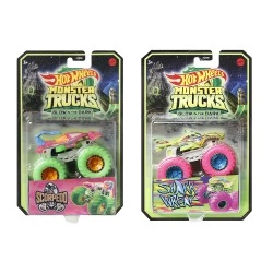 MATTEL HOT WHEELS MONSTER TRUCKS ''GLOW IN THE DARK'' HCB50