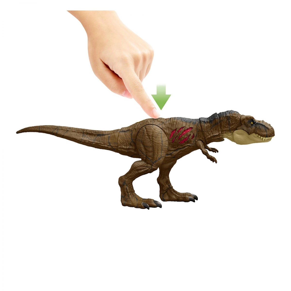 MATTEL JURASSIC WORLD EXTREME DAMAGE TYRANNOSAURUS REX NO HGC19