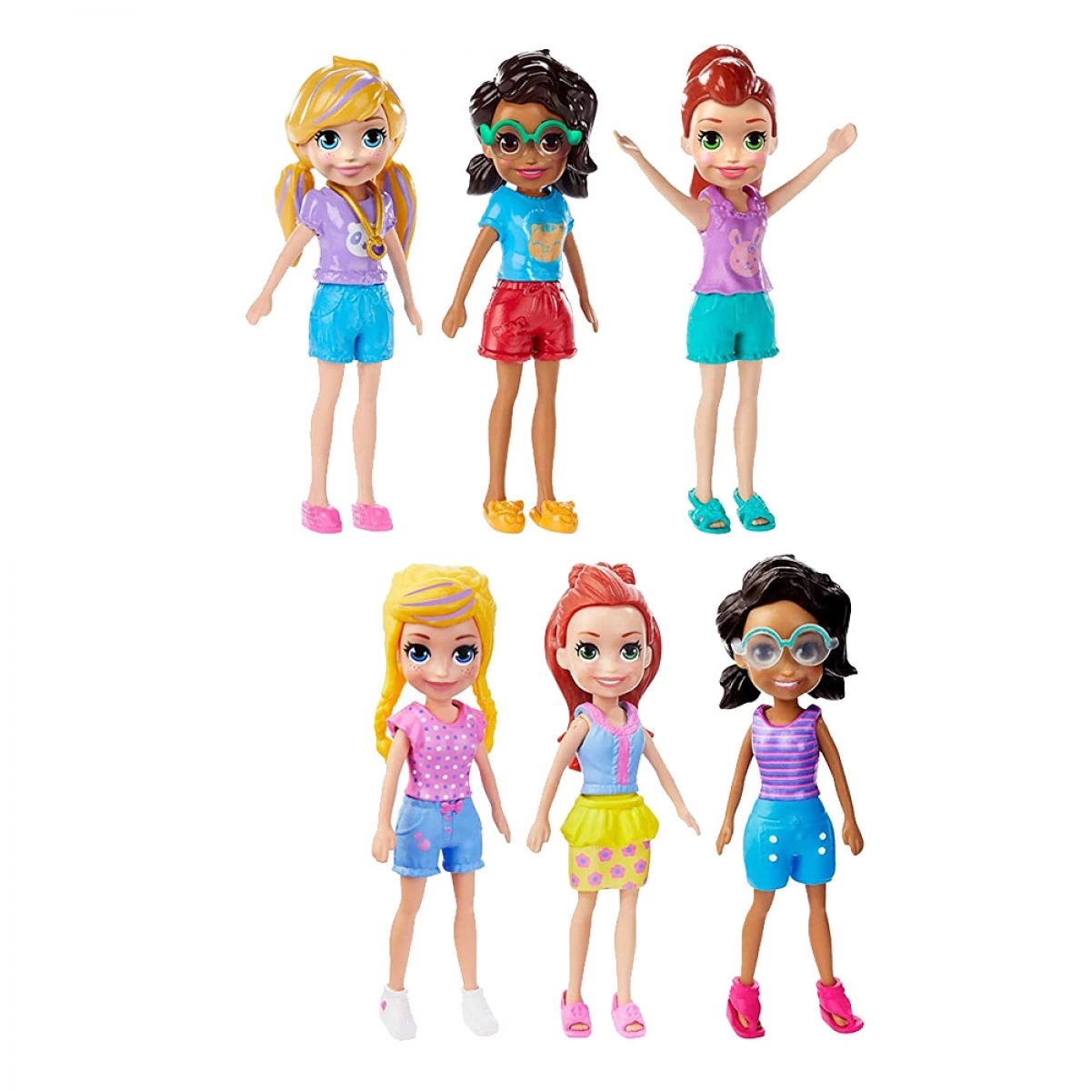 MATTEL POLLY POCKET ΚΟΥΚΛΑ ΜΕ ΑΞΕΣΟΥΑΡ FWY19 (6 ΣΧΕΔΙΑ)