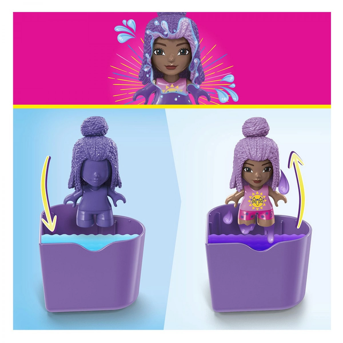 MATTEL MEGA BARBIE COLOR REVEAL HHP85/HHP87