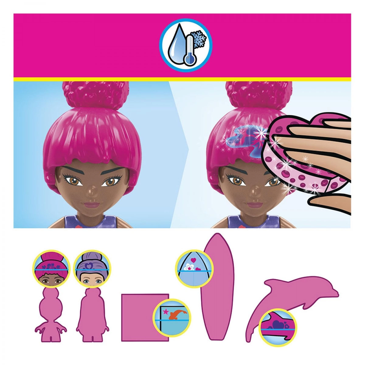 MATTEL BARBIE MEGA COLOR REVEAL-ΣΚΑΦΟΣ ΔΕΛΦΙΝΙΑ HHW83