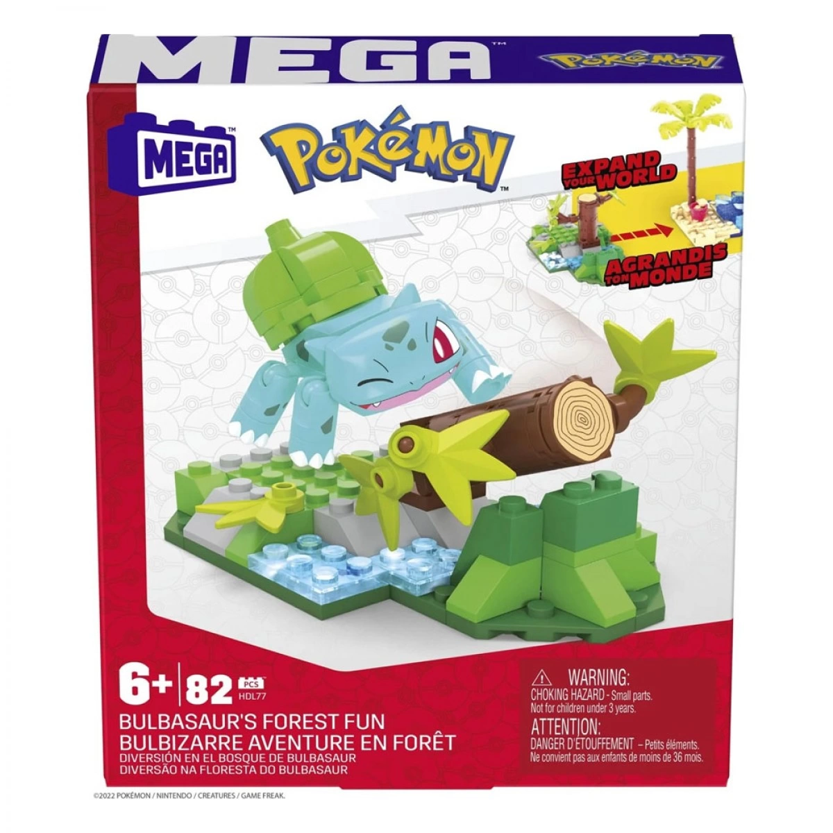 MATTEL POKEMON ADVENTURE BUILDER BULBASAUR HDL75/HDL77