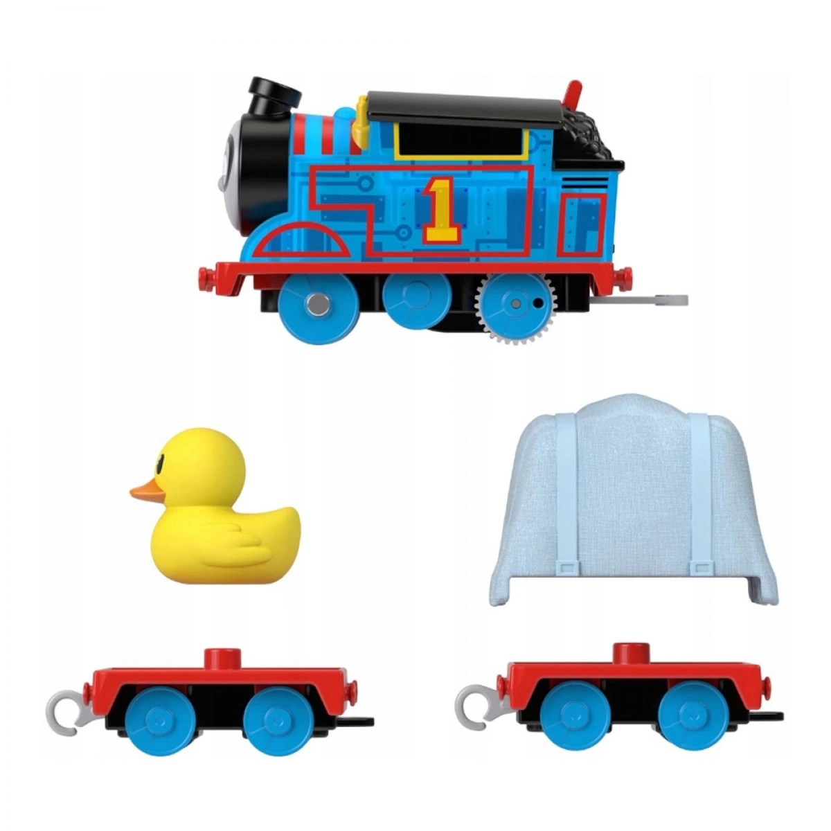 MATTEL THOMAS ΜΗΧΑΝΟΚΙΝΗΤΑ ΤΡΕΝΑ 2 ΒΑΓΟΝΙΑ SECRET AGENT THOMAS HFX97/HMK03