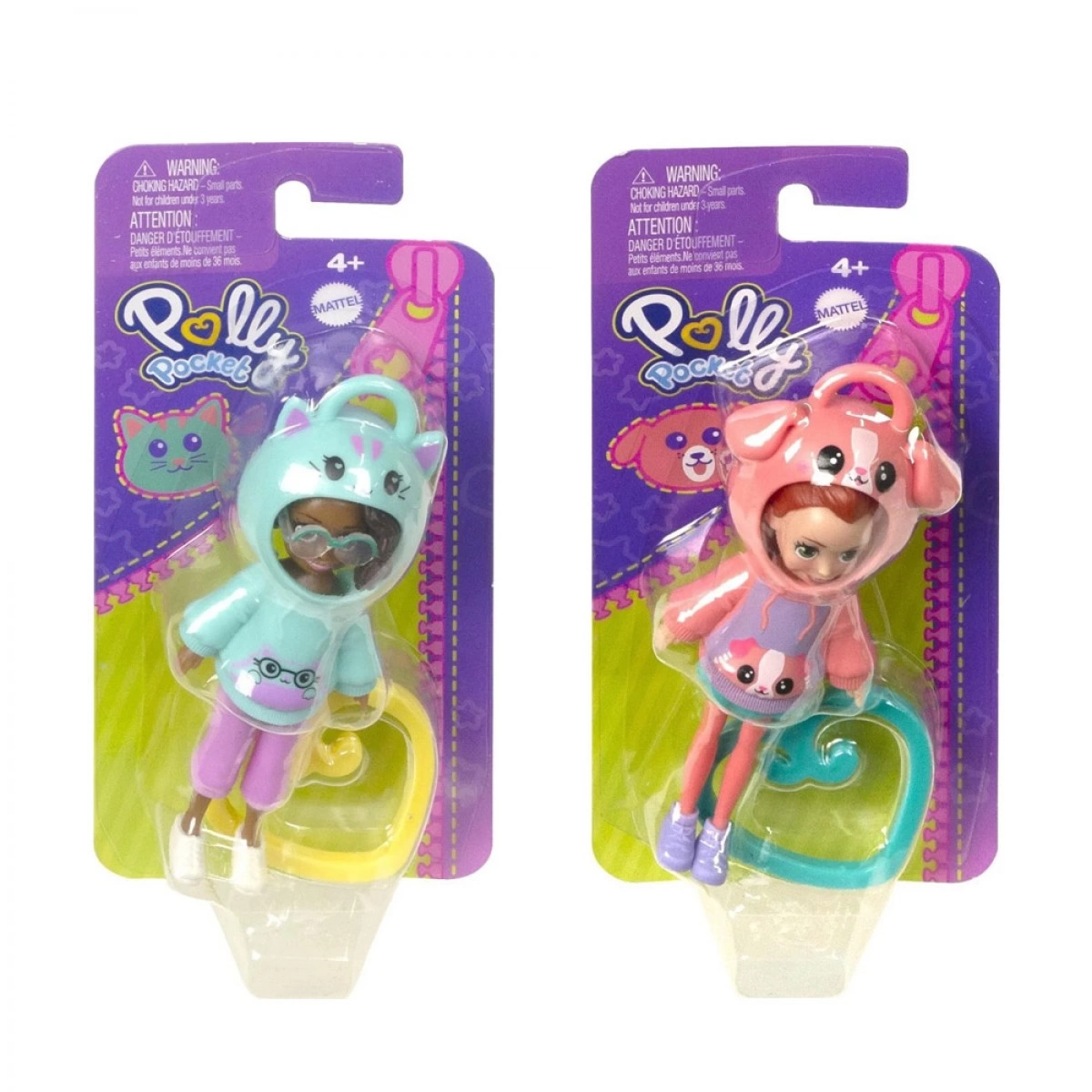 MATTEL POLLY POKET ΚΟΥΚΛΑ ΜΕ ΡΟΥΧΑ (2 ΣΧΕΔΙΑ) HKV98