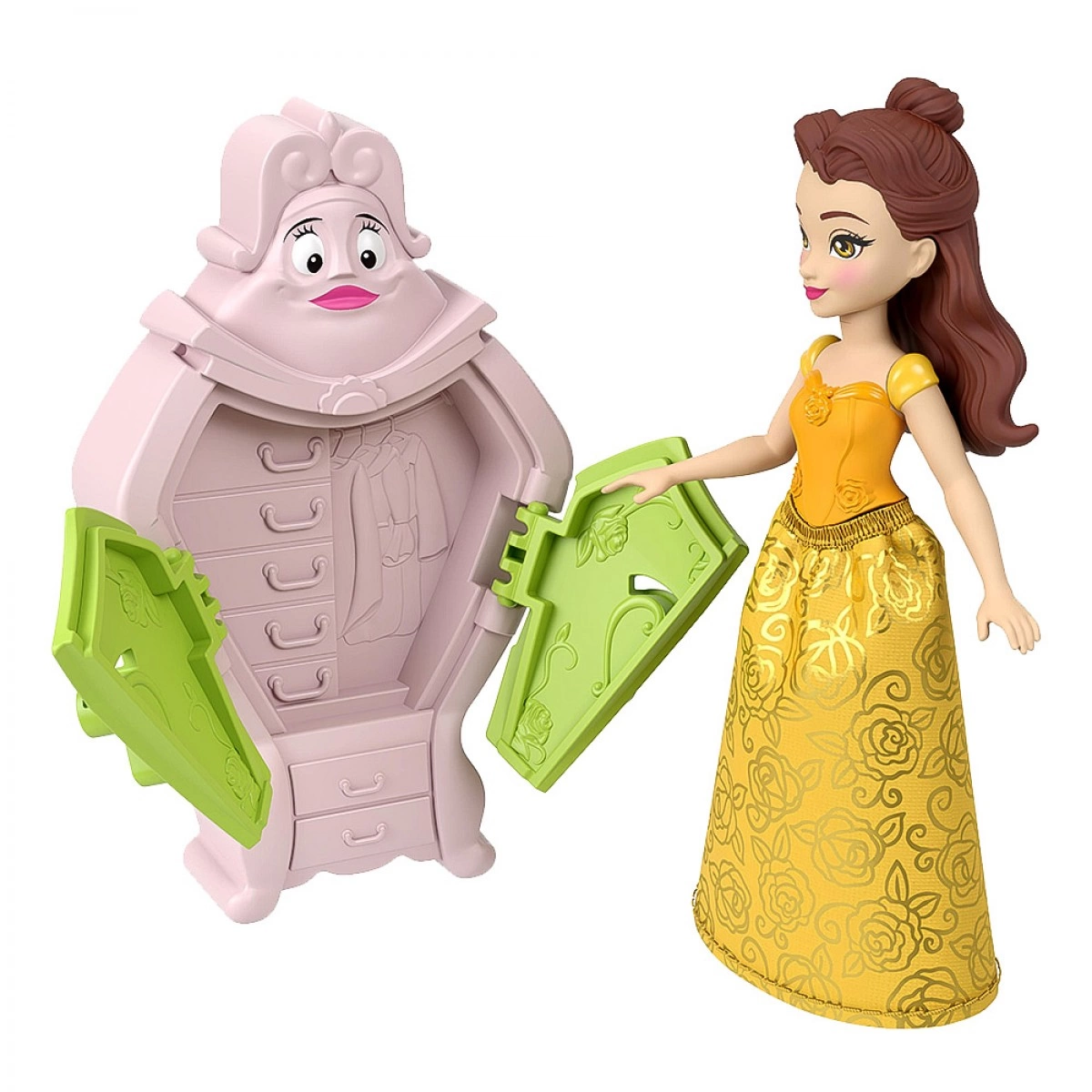 MATTEL DISNEY PRINCESS MINI ΚΟΥΚΛΕΣ-ΠΑΛΑΤΙ ΠΕΝΤΑΜΟΡΦΗΣ HLW94