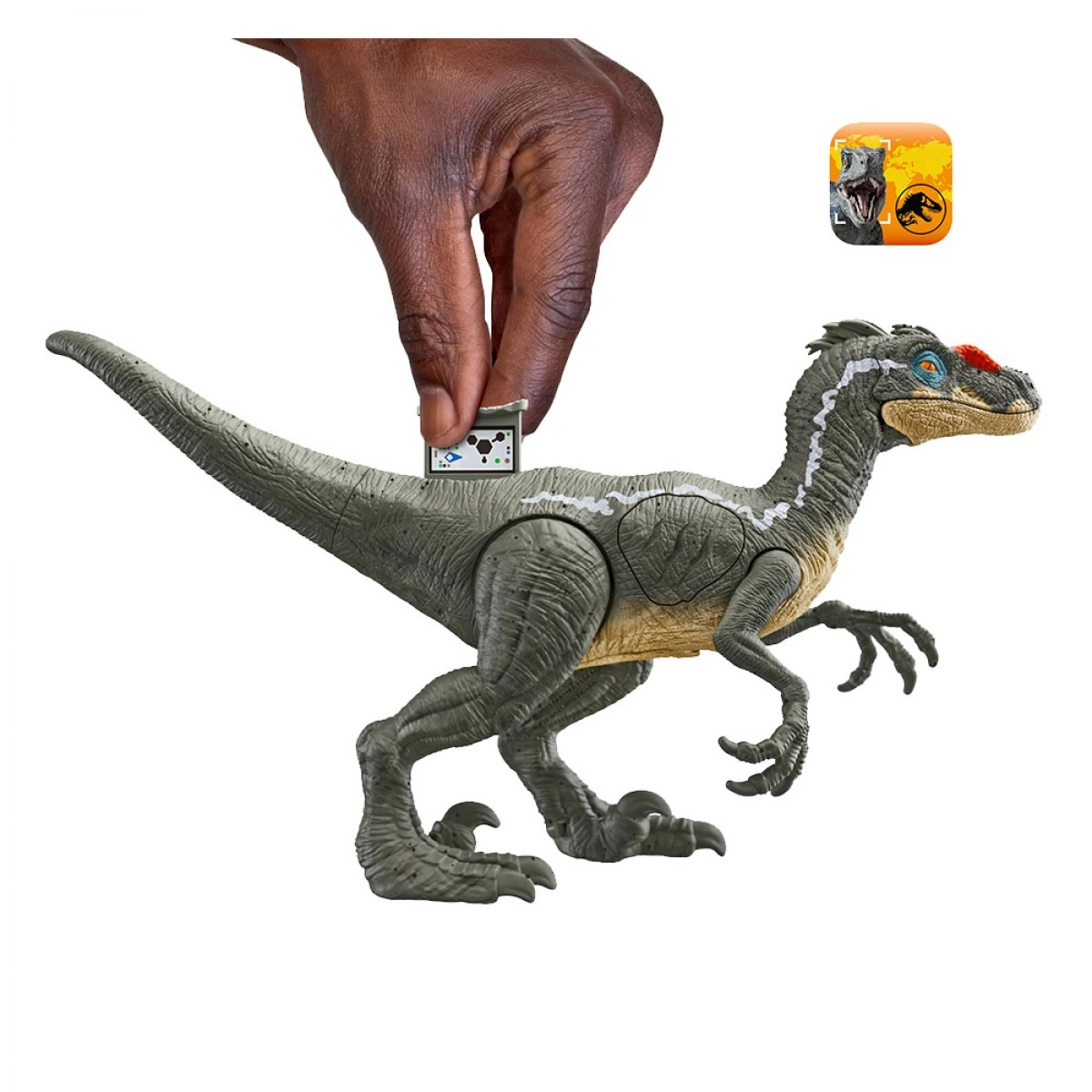 MATTEL JURASSIC WORLD EPIC ATTACK VELOCIRAPTOR HNC11