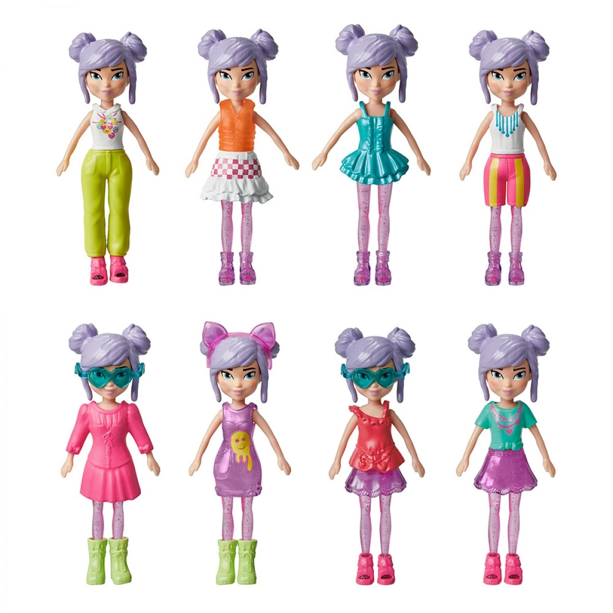 MATTEL POLLY POCKET MEDIUM FASHION 4 HKV88/HKV94