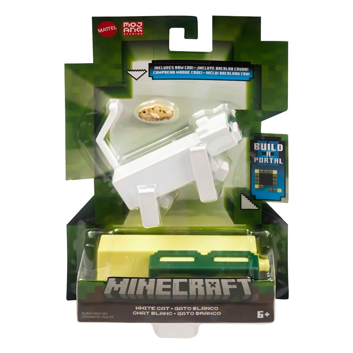 MATTEL MINECRAFT ΦΙΓΟΥΡΑ WHITE CAT  (38 ΕΚΑΤΟΣΤΑ) JL10/HLB20