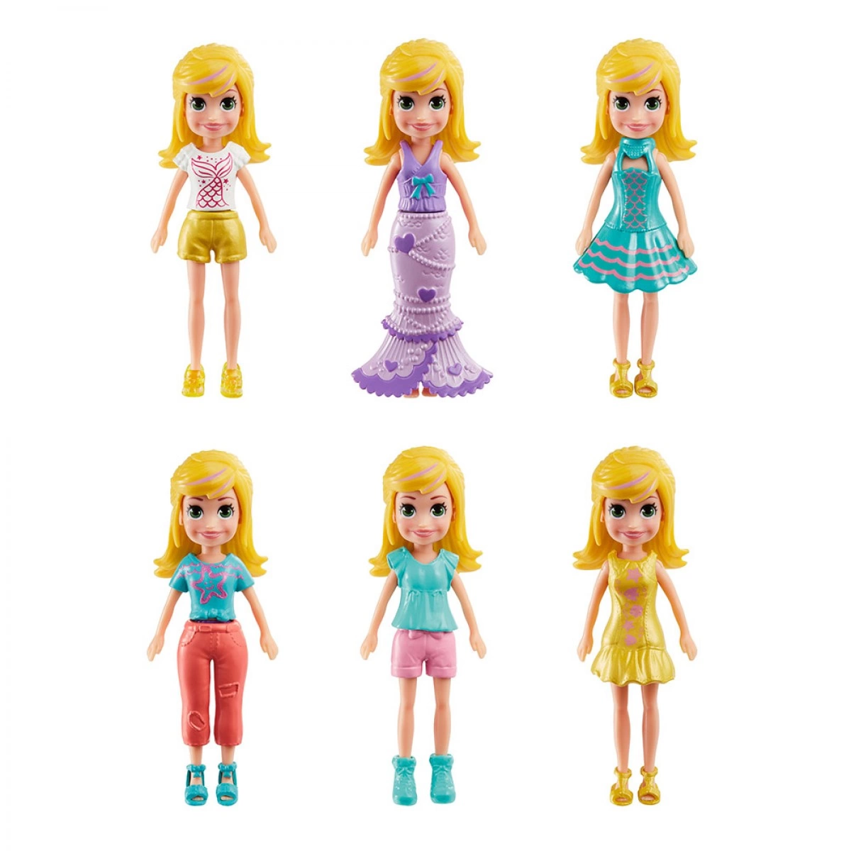 MATTEL POLLY-PACK SEASIDE MERMAID HNF51/HKV96