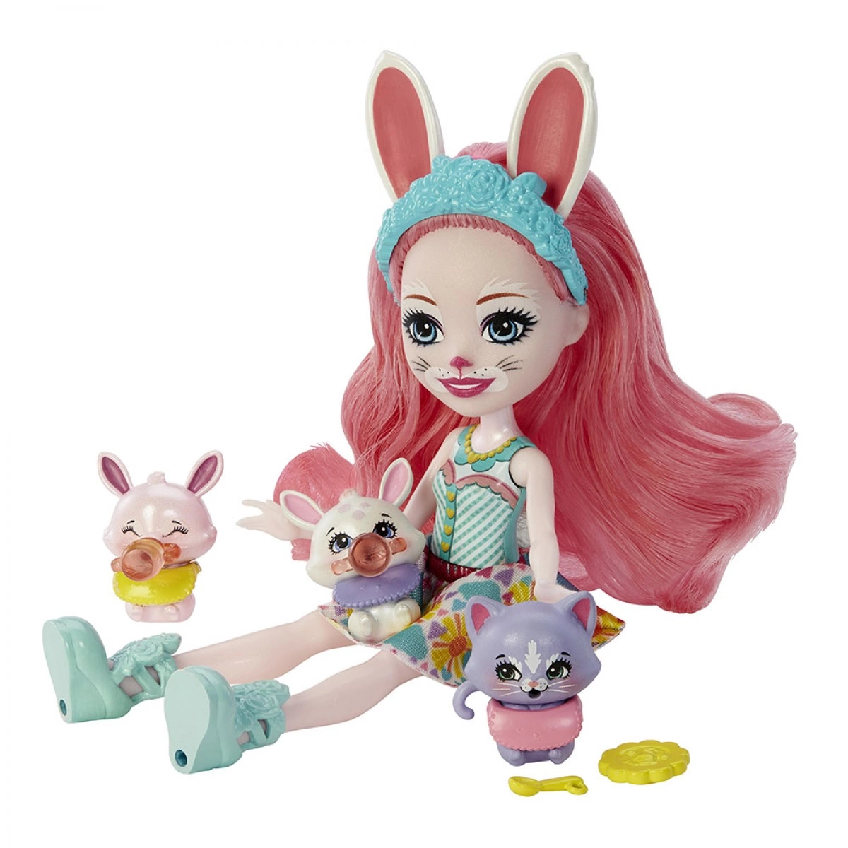 MATTEL ENCHANTIMALS BABY BEST FRIEND BREE BUNNY & TWIST HLK83/HLK85