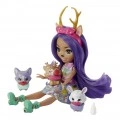 MATTEL ENCHANTIMALS BABY BEST FRIEND DANESSA DEER & SPRINT HLK83/HLK84