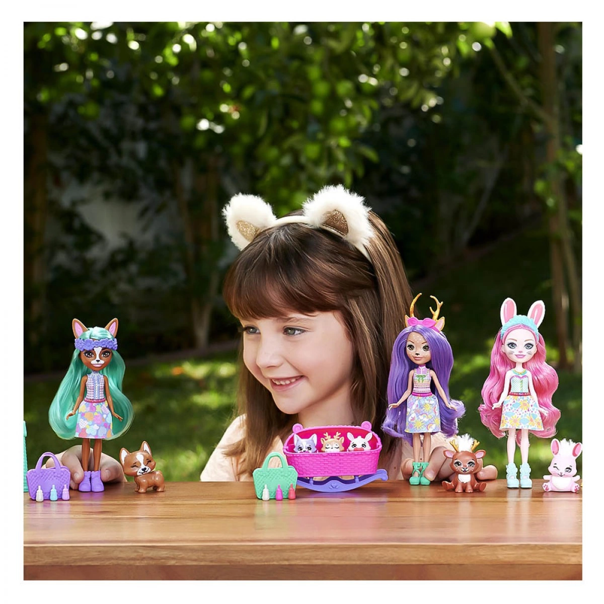 MATTEL ENCHANTIMALS BABY BEST FRIEND DANESSA DEER & SPRINT HLK83/HLK84