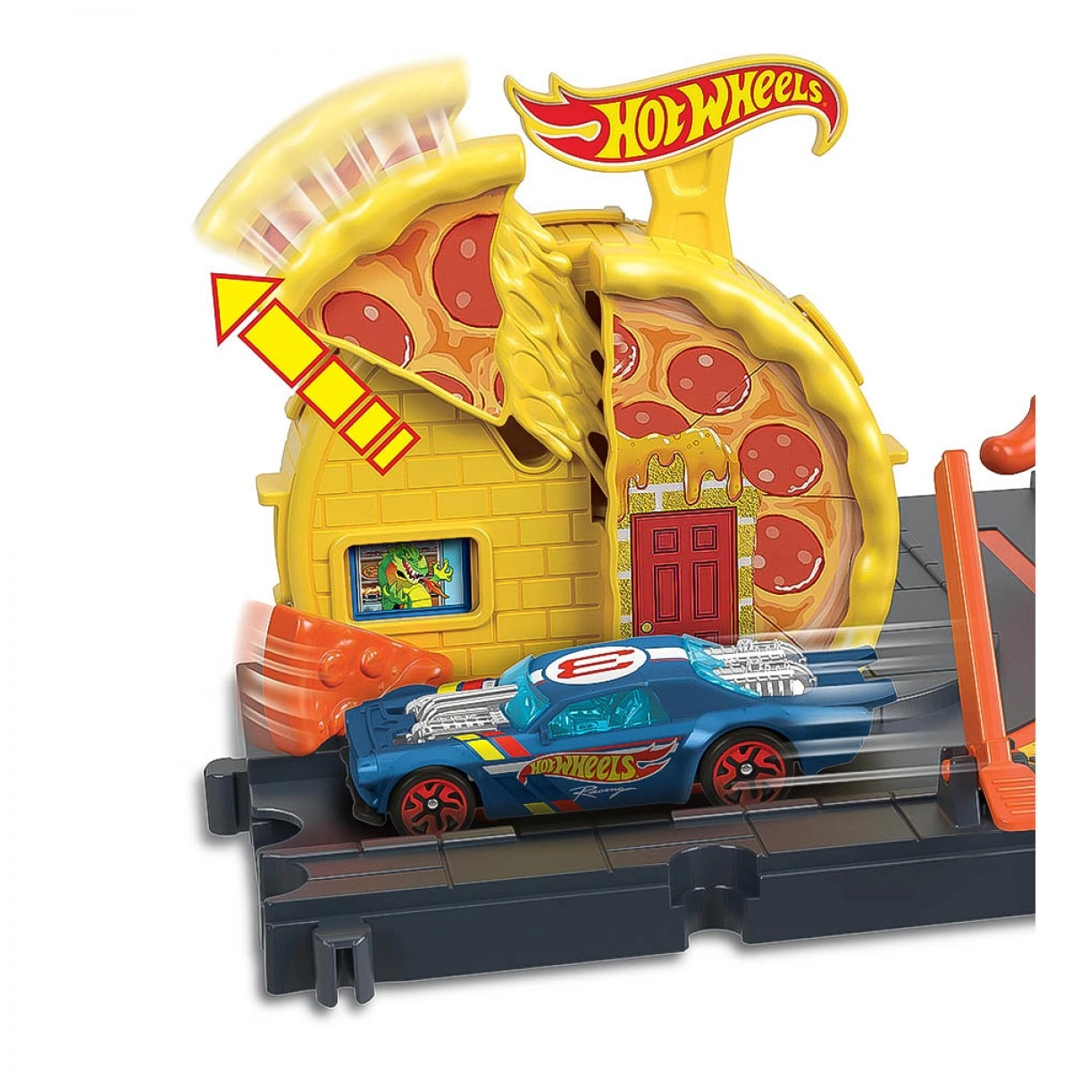 MATTEL HOT WHEELS CITY MINI SPEEDY PIZZA PICK-UP HMD53/HKX44
