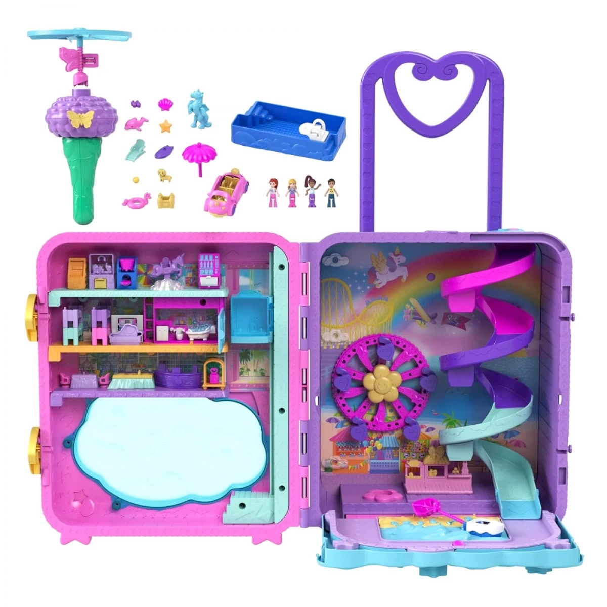 MATTEL POLLY POCKET ΒΑΛΙΤΣΑΚΙ - ΛΟΥΝΑ ΠΑΡΚ HKV43