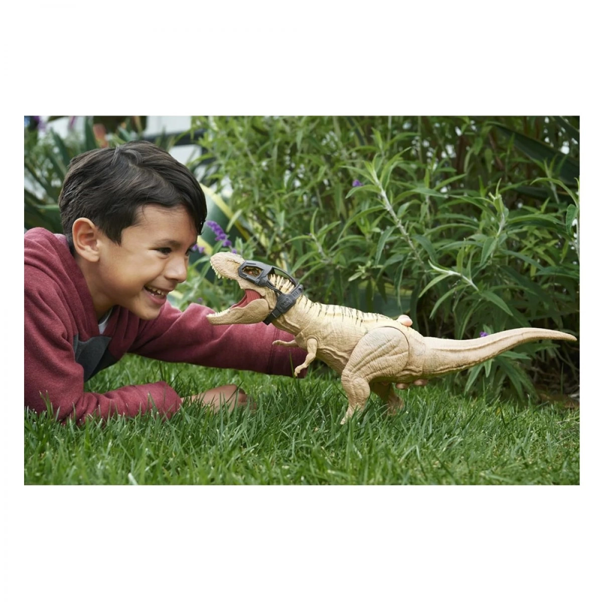 MATTEL JURRASIC WORLD  T-REX ΑΝΙΧΝΕΥΕΙ ΚΑΙ ΔΑΓΚΩΝΕΙ HNT62