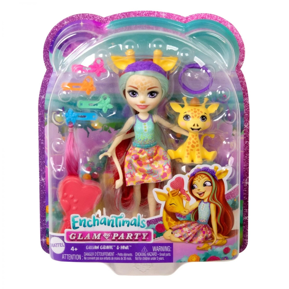 MATTEL ENCHANTIMALS GLAM PARTY-ΚΑΜΗΛΟΠΑΡΔΑΛΗ HNV29