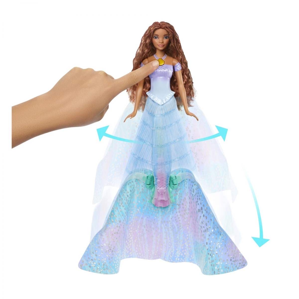 MATTEL Η ΜΙΚΡΗ ΓΟΡΓΟΝΑ - ΑΡΙΕΛ ΜΕΤΑΜΟΡΦΩΣΗ HLX13